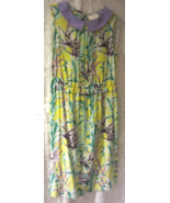 Kate Spade Women&#39;s Floral Print Peter Pan Collar Sleeveless Mini Dress S... - £25.28 GBP