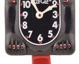 Limited Edition Black/Red Skull Tail/Bow Kit-Cat Klock Swarovski Jeweled... - $159.95