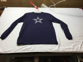 NFL Dallas Cowboys Authentic Youth XL (18-20) Blue Long Sleeve T-Shirt F... - £7.76 GBP