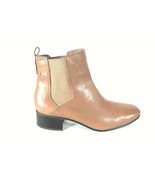 Halston Brown Leather Ankle Boots Shoes Women&#39;s 9 M (SW18)pm - £19.72 GBP