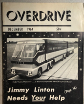 OVERDRIVE vintage Trucking Magazine  December 1964 - £39.08 GBP