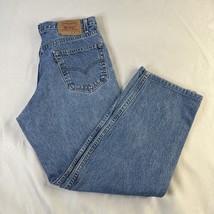 Vintage Levis Jeans Mens Size 32x29 Relaxed Straight Leg 90s 43901-7212 - $19.28