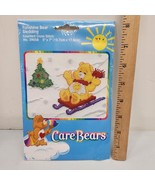 NEW 2004 Care Bears Funshine Bear Sledding Counted Cross Stitch Kit #39058 - £7.61 GBP