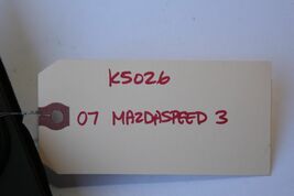 2007-2009 MAZDA SPEED3 LEFT DRIVER SIDE DOOR SIDE VIEW MIRROR COVER TRIM K5026 image 11