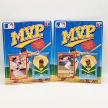 1990 MVP Jose Canseco / Ricky Henderson Oakland A&#39;s MLB Pin Baseball Cards PSA - £6.17 GBP