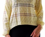 FOR LOVE &amp; LEMONS Damen Pullover Joni Schier Langarm Stilvoll Gelb Größe S - $44.79