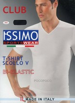 Jersey V-Neck for Man Half Sleeve Microfiber Bellissima Issimo 262 - £8.54 GBP