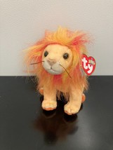 Retired *Bushy*  2000  Ty Beanie Baby 6&quot; Lion with Mane Mint Tags! - £7.46 GBP