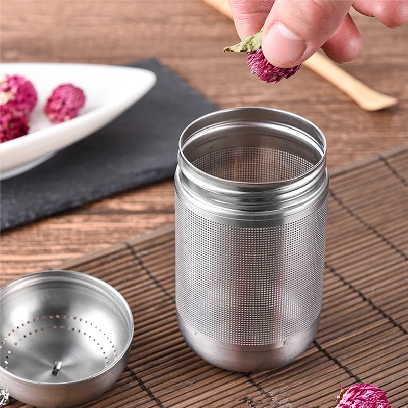Play Stainless Steel Tea Infuser Tea Leaves Spice Seasoning Ball Strainer Teapot - £23.17 GBP