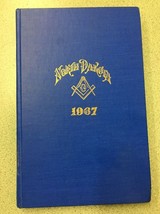 North Dakota 1967 Proceedings Grand Lodge Masonic hardcover book - $29.99