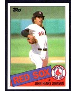 Boston Red Sox John Henry Johnson 1985 Topps #734 nr mt - $0.50