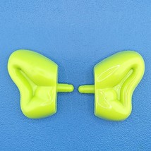 Mr. Mrs. Potato Head Lime Green Ears Spud Body Part Replacement Piece Playskool - £2.92 GBP