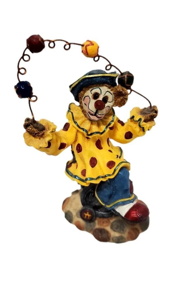 Boyds Bears GIZMOE ...Life's A Juggle ~ Clown  Bearstone Collection  #02001-21 - $12.16