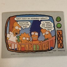 The Simpsons Trading Card 1990 #37 Homer Marge Bart &amp; Lisa Simpson - £1.61 GBP