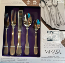 Mikasa Bravo Satin 45-Piece Flatware Set - £49.04 GBP