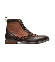 Stacy Adams Finnegan Wingtip Lace-Up Boot Brown Multi 25427-249 image 2