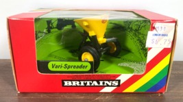 Britains Vicon VARI-SPREADER #9538 Nob Farm Tractor Implement Green 1:32 1980 - £19.46 GBP
