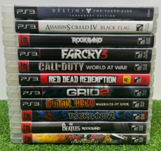 Lot of 11 PS3 Games All CIB Complete w NM Discs Grid 2 COD Rockband MX Red Dead - £55.39 GBP