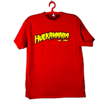 Delta Hulkamania Men&#39;s Red Tee Shirt Sz L - £15.82 GBP