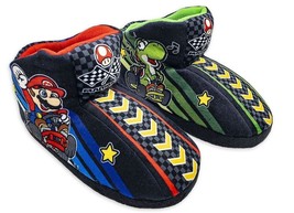 Mariokart Super Mario Plush Boot Racing Slippers Boys/Youth Sz. 13-1, 2-3 Or 4-5 - £15.55 GBP+