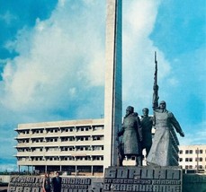 1988 Russian Postcard Chita October Revolution Square Cold War Vintage E... - $19.99