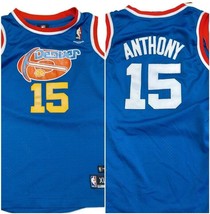 Reebok Boys Denver Nuggets Carmelo Anthony #15 Jersey Blue Youth Size XL (18-20) - £26.71 GBP