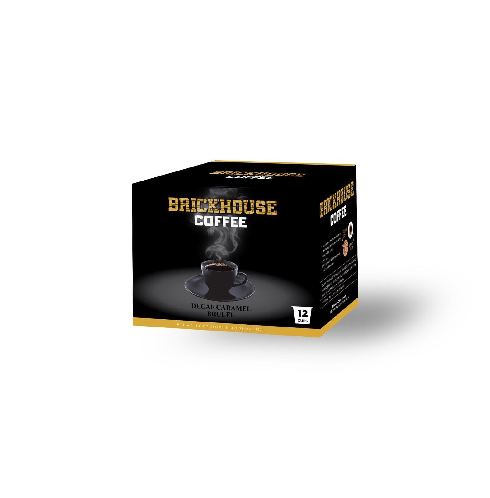 Brickhouse Single Serve Coffee (Decaf Caramel Brulee, 12 count) - $10.00