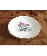 ROYAL WORCESTER FINE CHINA PIN DISH FUSCHIA FLOWERS ENGLAND 3.75&quot; - €6,72 EUR