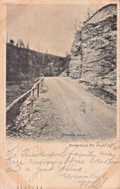 Dansville New York Poags Hole In SNOW~1905 Pstmk Photo Postcard - £7.80 GBP