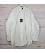 Brooks Brothers Golf White Oxford Long Sleeve Button Down Shirt Size XL NWT - €33,11 EUR