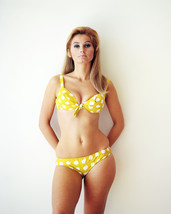 Jill Ireland Stunning Print Yellow Bikini 16x20 Canvas Giclee - £55.94 GBP