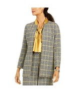 Kasper Open-front Plaid Wool Blend Blazers - $29.45