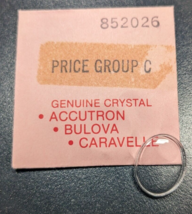 Genuine NEW Bulova Replacement Watch Crystal Part# 852026 - £14.00 GBP