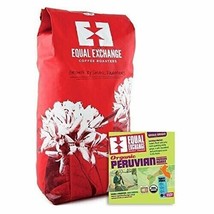 Equal Exchange Organic Coffee Peruvian Bulk Whole Bean Single Origins 5 lb. - £61.13 GBP