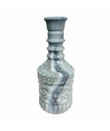 Vintage Jim Beam Kentucky Derby Glass Decanter White Gray Slag Glass 12&quot;... - $26.81