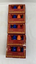 Vintage C9 Foremost Christmas Replcement Bulbs Multi Color 5 Pks 20 Bulbs - £15.46 GBP