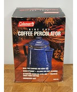 Coleman 9-Cup Coffee Enamelware Percolator Blue - $36.76