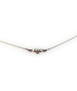 James Avery Hearts &amp; Blossoms Necklace Sterling Silver 16&quot; inches Long R... - $117.88 CAD