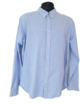 Bertoni Desiger Men’s Blue Stripe Long Sleeve Shirt Size 44 vtd - £14.80 GBP