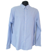 Bertoni Desiger Men’s Blue Stripe Long Sleeve Shirt Size 44 vtd - £14.79 GBP