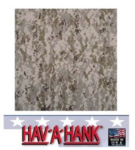 Hav-A-Hank Digital Desert Camo Camouflage Bandana Head Neck Wrap Scarf Face Mask - £7.16 GBP