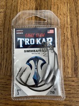 Eagle Claw Trokar Swimbait 3/8 Hook Size 7/0 - £19.40 GBP