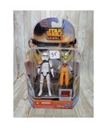 Star Wars Rebels Hera Syndulla &amp; Stormtrooper Commander 3.75" Figures MS19 - $18.97