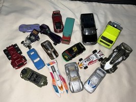 Vintage Lot Of 17 Assorted Metal Cars Matchbox Tootsie Hot Wheels Playart - $34.00