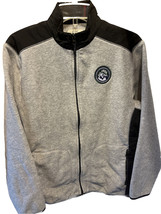 Old Navy Boys XL Black Gray Long Sleeve Full Zip Polyester Fleece Jacket - £9.48 GBP
