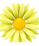 Hanging ~ Detailed ~ Metal Wall Flower ~ Door Hanger ~ 12&quot; Dia. ~ YELLOW... - $42.13 CAD