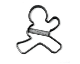 6x Ninja Gingerbread Man Pose 1 Fondant Cutter Cupcake Topper 1.75 IN USA FD3208 - $6.99