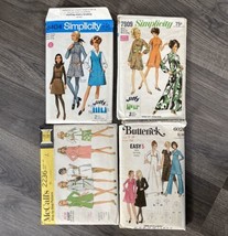 Vintage Sewing Pattern Lot of 4 Misses / Junior Petite 1960s CUT - $29.44