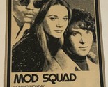 1971 Mod Squad Tv Series Print Ad Vintage Peggy Lipton Clarence Williams... - £6.25 GBP