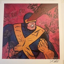 “Cyclops of the XMen” 12x12 prnt By  Dr. Smash! Street Art Lowbrow Pop Art Print - £21.97 GBP